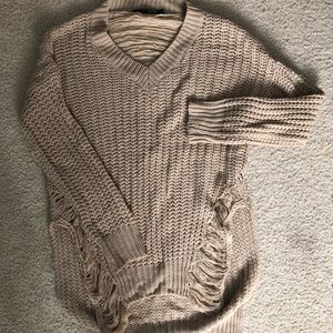 Oversized sweater dress